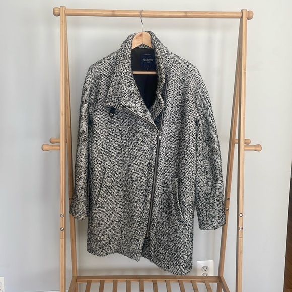 Madewell city coat- speckled - Picture 2 of 11